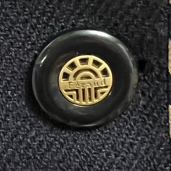 Louis Feraud Vintage Virgin Wool Blazer Navy Size Medium Excellent Condition - Picture 9 of 9